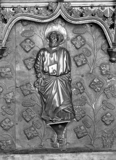 Détail : saint Pierre. © Région Bourgogne-Franche-Comté, Inventaire du patrimoine