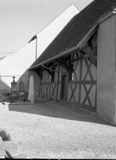 Elévation gauche de la nef. © Région Bourgogne-Franche-Comté, Inventaire du patrimoine