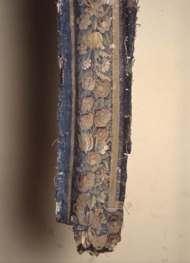 Tapisserie, vestige de bordure. © Région Bourgogne-Franche-Comté, Inventaire du patrimoine