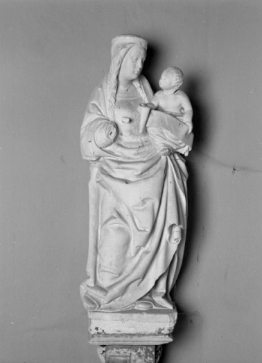 Statue : Vierge à l'Enfant. © Région Bourgogne-Franche-Comté, Inventaire du patrimoine