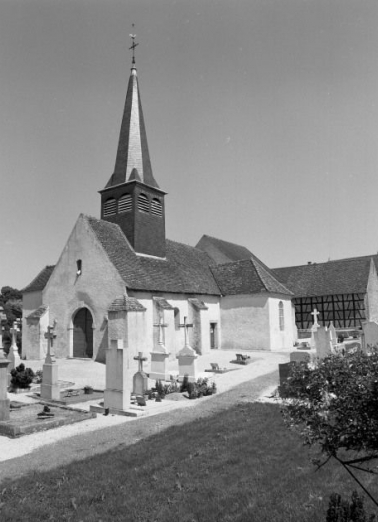 Façade et élévation droite. © Région Bourgogne-Franche-Comté, Inventaire du patrimoine