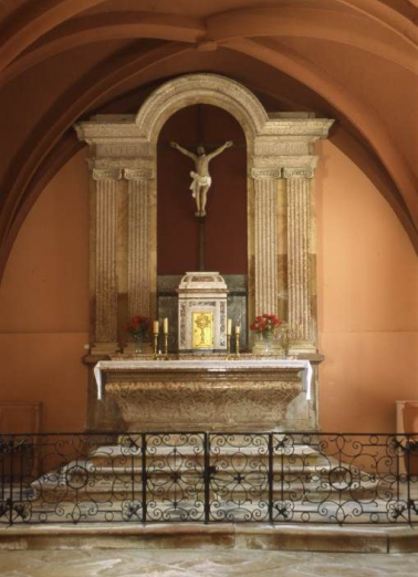 Maître-autel et son retable. © Région Bourgogne-Franche-Comté, Inventaire du patrimoine