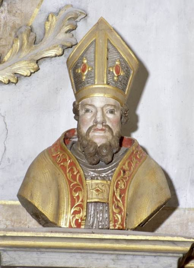 Buste de saint Loup. © Région Bourgogne-Franche-Comté, Inventaire du patrimoine