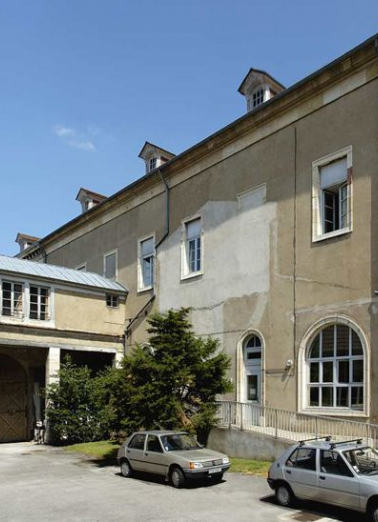 Elévation ouest de l'aile droite. © Région Bourgogne-Franche-Comté, Inventaire du patrimoine