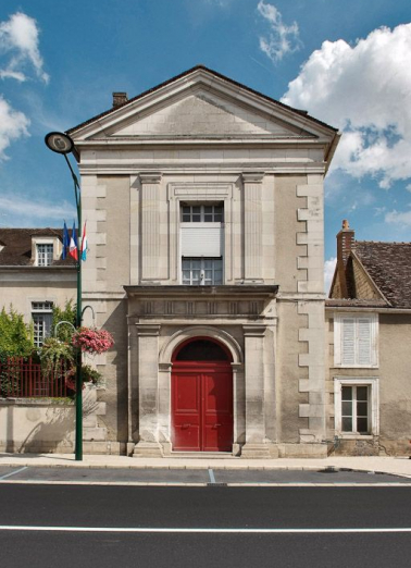Bâtiment principal : mur de croupe de l'aile droite. © Région Bourgogne-Franche-Comté, Inventaire du patrimoine