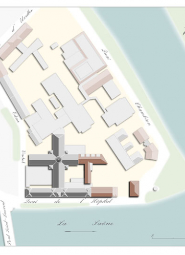 Plan-masse. © Région Bourgogne-Franche-Comté, Inventaire du patrimoine