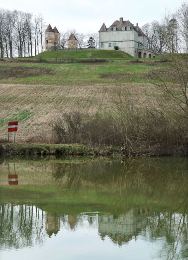 Château de Loisy. Seille au premier plan. © Région Bourgogne-Franche-Comté, Inventaire du patrimoine