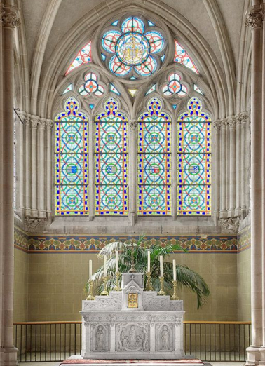 Chapelle : choeur. © Région Bourgogne-Franche-Comté, Inventaire du patrimoine