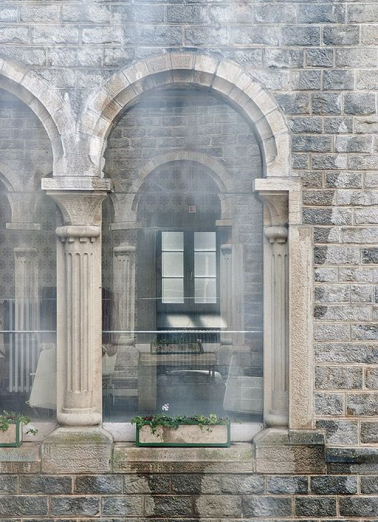 Détail des arcades. © Région Bourgogne-Franche-Comté, Inventaire du patrimoine Détail des arcades. © Région Bourgogne-Franche-Comté, Inventaire du patrimoine