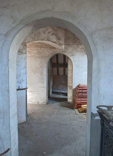 Comble : partie gauche du corps central. © Région Bourgogne-Franche-Comté, Inventaire du patrimoine Comble : partie gauche du corps central. © Région Bourgogne-Franche-Comté, Inventaire du patrimoine