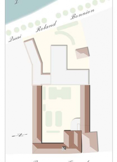 Plan-masse. © Région Bourgogne-Franche-Comté, Inventaire du patrimoine