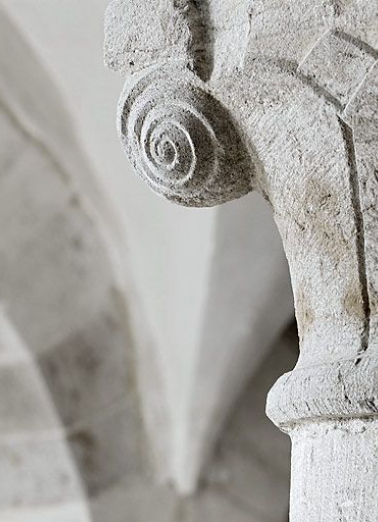 Salle voûtée, détail. © Région Bourgogne-Franche-Comté, Inventaire du patrimoine