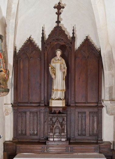 Retable gauche. © Région Bourgogne-Franche-Comté, Inventaire du patrimoine