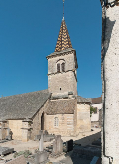 Choeur et clocher. © Région Bourgogne-Franche-Comté, Inventaire du patrimoine