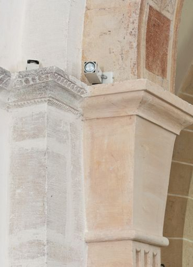 Détail de l'angle antérieur droit du choeur. © Région Bourgogne-Franche-Comté, Inventaire du patrimoine