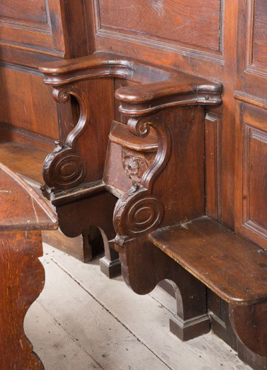 Vue d'ensemble de la stalle. © Région Bourgogne-Franche-Comté, Inventaire du patrimoine