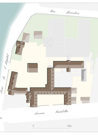 Plan-masse. © Région Bourgogne-Franche-Comté, Inventaire du patrimoine