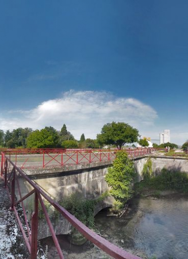 Vue d'ensemble. La maison éclusière est à droite. © Région Bourgogne-Franche-Comté, Inventaire du patrimoine