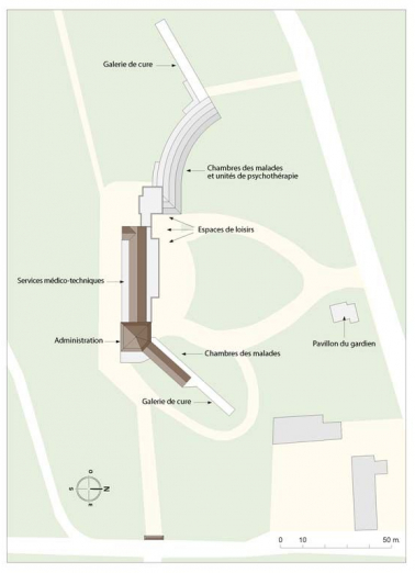 Plan-masse. © Région Bourgogne-Franche-Comté, Inventaire du patrimoine