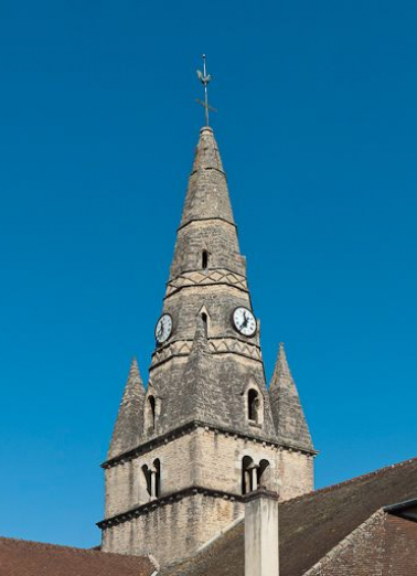 Clocher, vue du côté du chevet. © Région Bourgogne-Franche-Comté, Inventaire du patrimoine