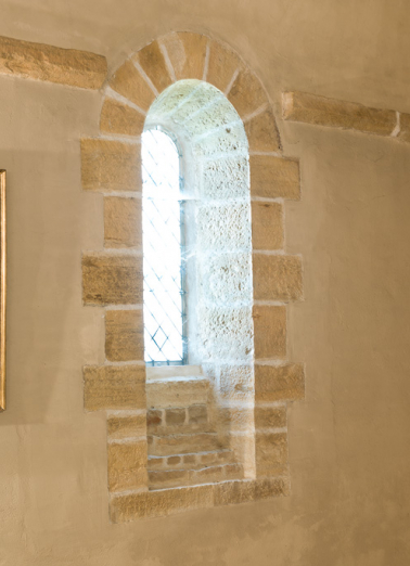 Vue d'une baie (mur ouest du bras nord). © Région Bourgogne-Franche-Comté, Inventaire du patrimoine