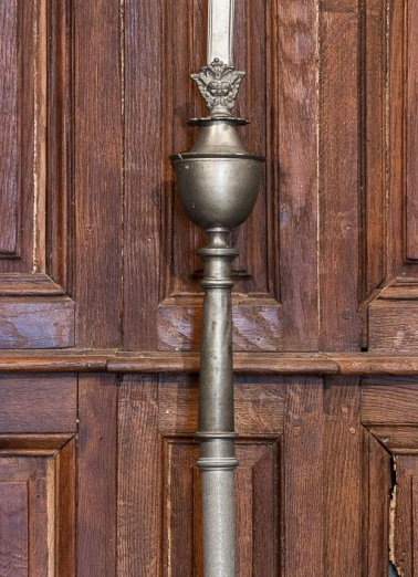 Croix de procession : détail. © Région Bourgogne-Franche-Comté, Inventaire du patrimoine