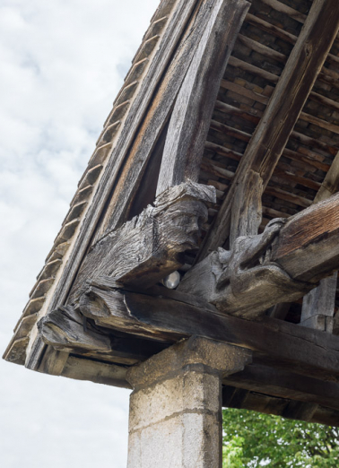 Porche : détail d'un engoulant. © Région Bourgogne-Franche-Comté, Inventaire du patrimoine