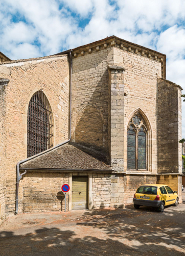 Vue du chevet et de la sacristie. © Région Bourgogne-Franche-Comté, Inventaire du patrimoine