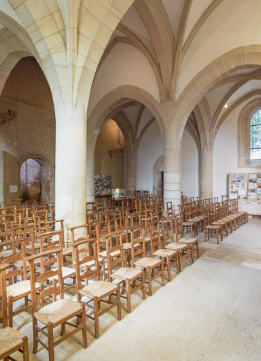 Vue d'ensemble de la nef, vers le nord-ouest. © Région Bourgogne-Franche-Comté, Inventaire du patrimoine