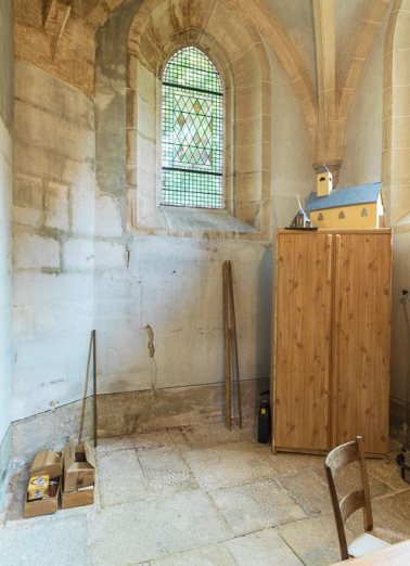 Vue d'ensemble de la sacristie. © Région Bourgogne-Franche-Comté, Inventaire du patrimoine