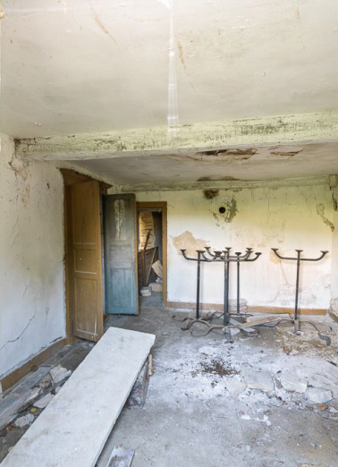 Vue d'un ancien logement (rez-de-chaussée). © Région Bourgogne-Franche-Comté, Inventaire du patrimoine