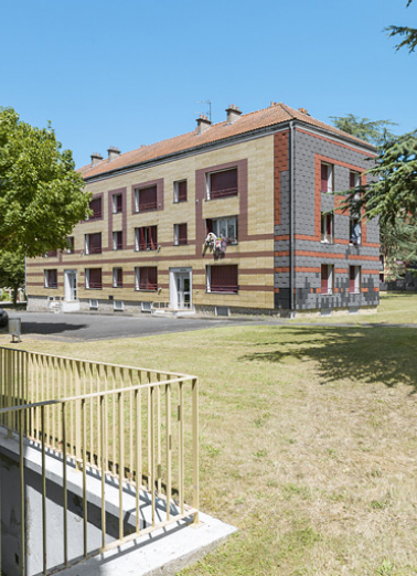 Bâtiment Binot-A, façade antérieure. © Région Bourgogne-Franche-Comté, Inventaire du patrimoine