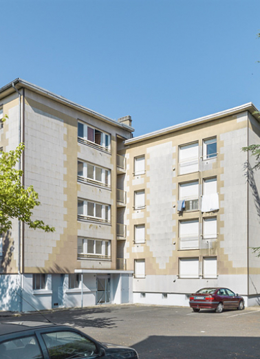 Bâtiment Million-2, façade antérieure nord-est. © Région Bourgogne-Franche-Comté, Inventaire du patrimoine