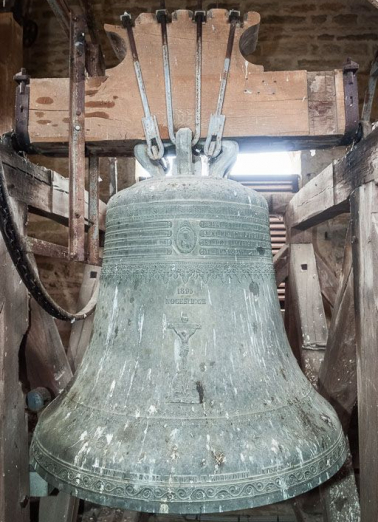 Vue d'ensemble de la 1ère cloche. © Région Bourgogne-Franche-Comté, Inventaire du patrimoine