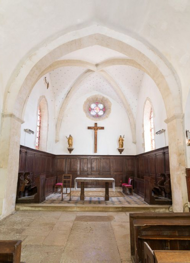 Vue d'ensemble du choeur. © Région Bourgogne-Franche-Comté, Inventaire du patrimoine