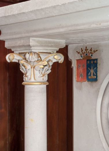 Détail des armoiries. © Région Bourgogne-Franche-Comté, Inventaire du patrimoine