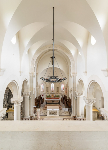 Vue d'ensemble depuis la tribune. © Région Bourgogne-Franche-Comté, Inventaire du patrimoine