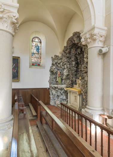 Vue de la chapelle du collatéral gauche. © Région Bourgogne-Franche-Comté, Inventaire du patrimoine
