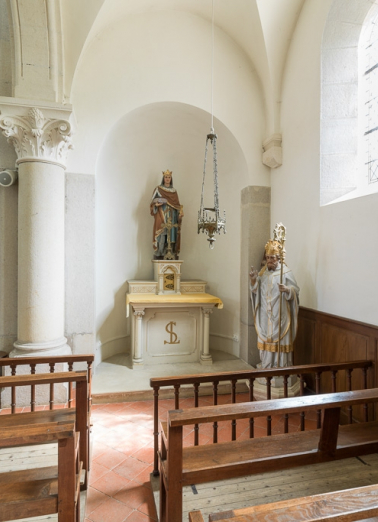 Vue de la chapelle du collatéral droit. © Région Bourgogne-Franche-Comté, Inventaire du patrimoine