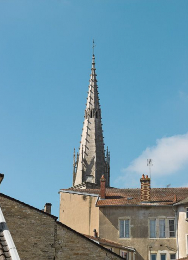 Détail du clocher. © Région Bourgogne-Franche-Comté, Inventaire du patrimoine