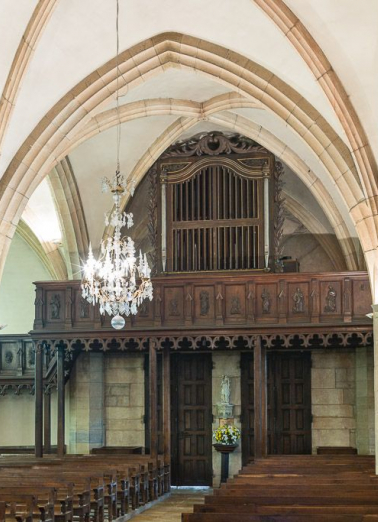 La tribune d'orgue. © Région Bourgogne-Franche-Comté, Inventaire du patrimoine