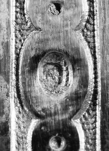 Détail de poinçon. © Région Bourgogne-Franche-Comté, Inventaire du patrimoine