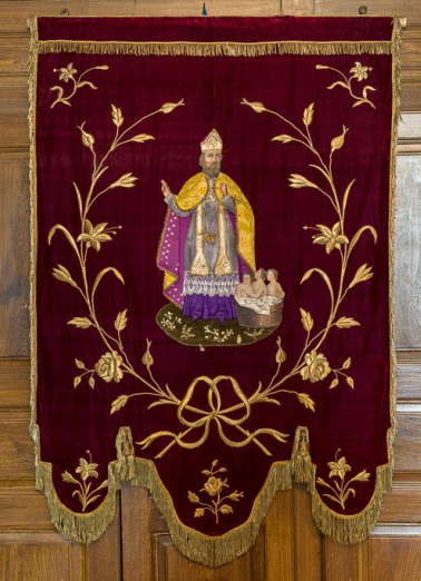 Vue de l'avers : saint Nicolas. © Région Bourgogne-Franche-Comté, Inventaire du patrimoine