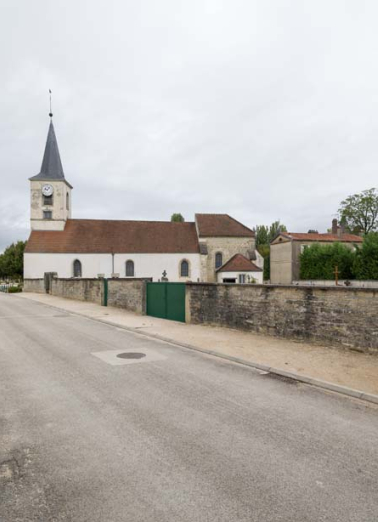Vue générale de l'église. © Région Bourgogne-Franche-Comté, Inventaire du patrimoine