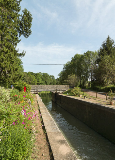 Vue du sas et du pont. © Région Bourgogne-Franche-Comté, Inventaire du patrimoine
