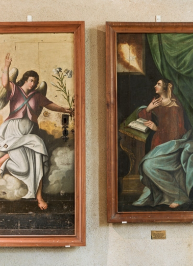 Vue d'ensemble des deux panneaux. © Région Bourgogne-Franche-Comté, Inventaire du patrimoine