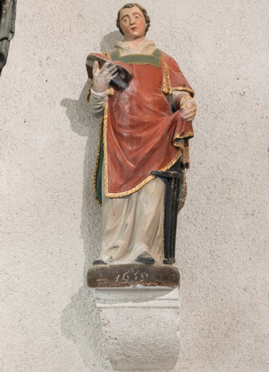 Saint Laurent : de face. © Région Bourgogne-Franche-Comté, Inventaire du patrimoine