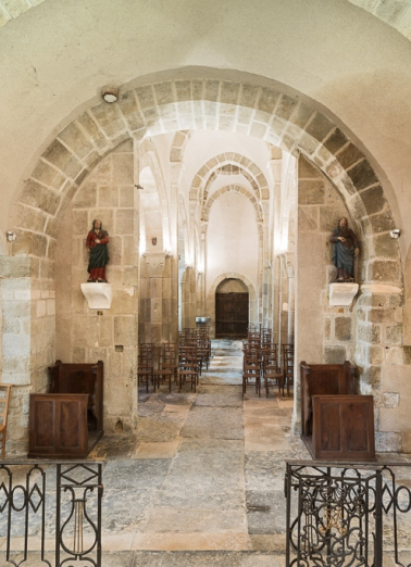 Vaisseau central, depuis le choeur. © Région Bourgogne-Franche-Comté, Inventaire du patrimoine