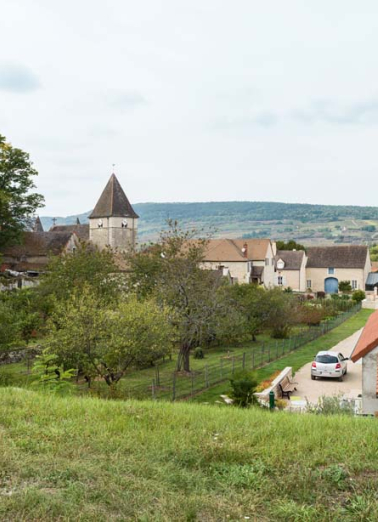 Vue du village. © Région Bourgogne-Franche-Comté, Inventaire du patrimoine