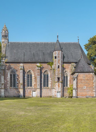 Elévation latérale droite de la chapelle. © Région Bourgogne-Franche-Comté, Inventaire du patrimoine